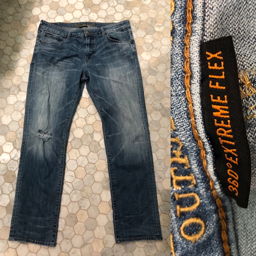 AE Mens 360 Extreme Flex 36/32 Jeans!